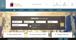 Desktop Screenshot of ordre-avocats-rennes.com