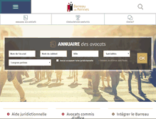 Tablet Screenshot of ordre-avocats-rennes.com